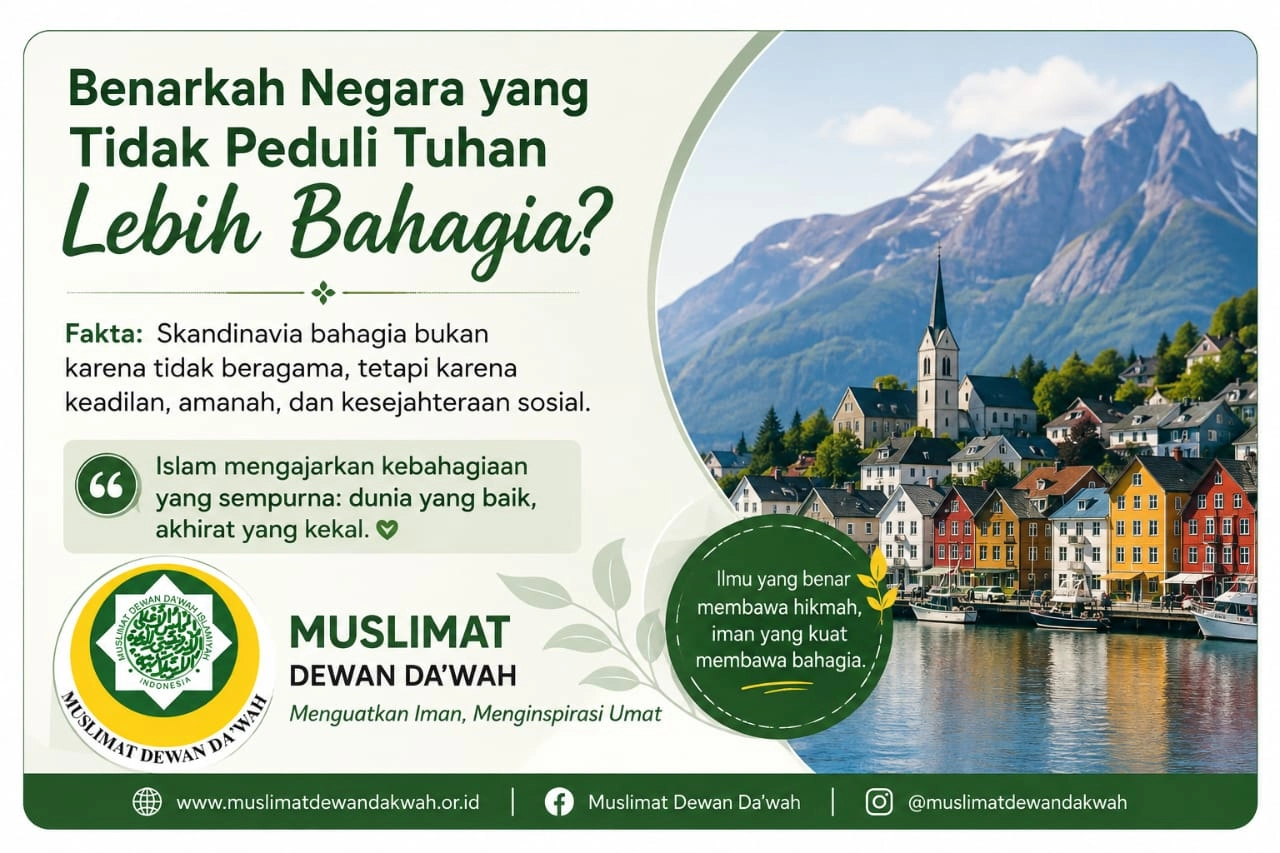 Gambar utama 'Benarkah Masyarakat yang Tidak Peduli kepada Tuhan Lebih Bahagia?'
